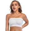 ANGOOL Bandeau Bra Seamless Non Padded Strapless Bra Boobtube Style