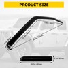 AUXMART 4Pcs Side Window Deflector Wind Rain Shade Visor Guard
