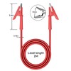 Goupchn Alligator Clips Electrical Braided Test Leads Dual Ended Crocodile