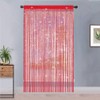 TRIXES String Dew Drop Curtain -Glitter Thread Red- Door or