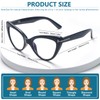 BONCAMOR 6 Pack Fashion Cat Eye Reading Glasses for Women