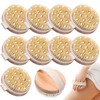 10 Pcs Dry Brushing Body Brush Exfoliating Brush with Massage