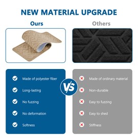 Stair Treads for Wooden Steps Indoor, 15 Pack 8" X 30" Non Slip Carpet Stair Treads with Reusable Adhesive for Kids Elders and Dogs, Surface Polyester TPR Backing Stair Rugs