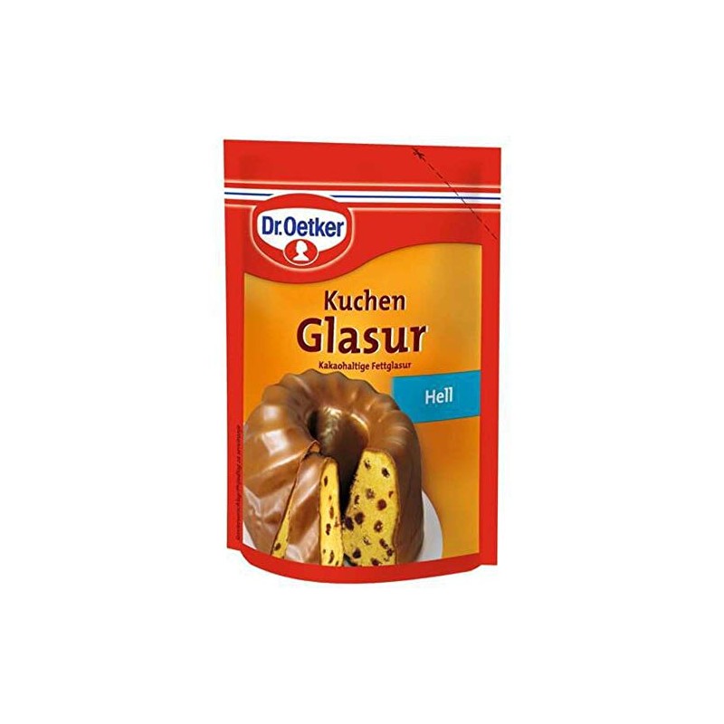 Dr Oetker Hell Kuchen Glasur 125g/4.4oz Milk Chocolate Icing