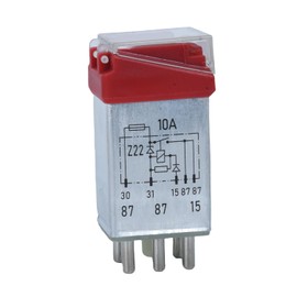 Puruoda 2015400845 Overload Protection Relay Compatible with Mercedes W124 W126 W201 R107 W201 Suitable for Most Models of R107, W123, W124, W126, W201, W460, W461 1265404745