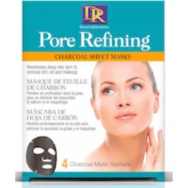 Daggett & Ramsdell Pore Refining Charcoal Sheet Masks 4-Count