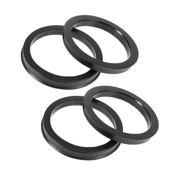 ACROPIX 71.5 to 87.1mm Hub Centric Rings Black - Pack