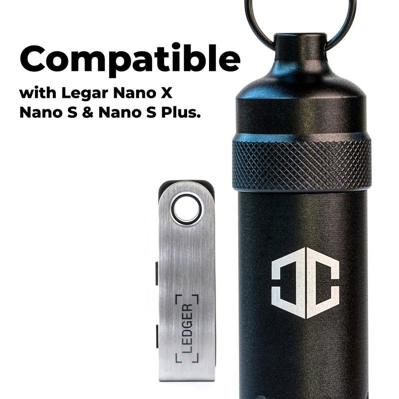 Crypto Case - Aluminum Waterproof Case for Ledger Nano X,