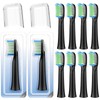 Toolsy 10 Pack Toothbrush Replacement Heads Compatible with Bitvae D2