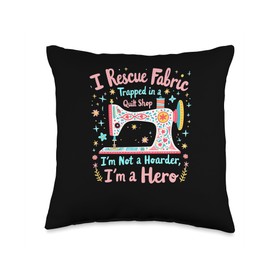 Quilt Shop Hero Throw Pillow