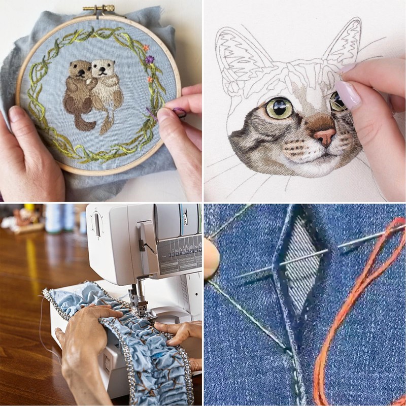 PUWOWYE Sewing Thread Set Sewing Thread for Sewing Machine, 36