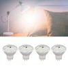 4PCS MR11 12LED Light Bulb 2W 300LM Spot Light Bulb