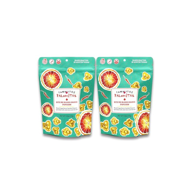 Tamalitoz by Sugarox Popcorn Bite me Blood Orange 2 pack