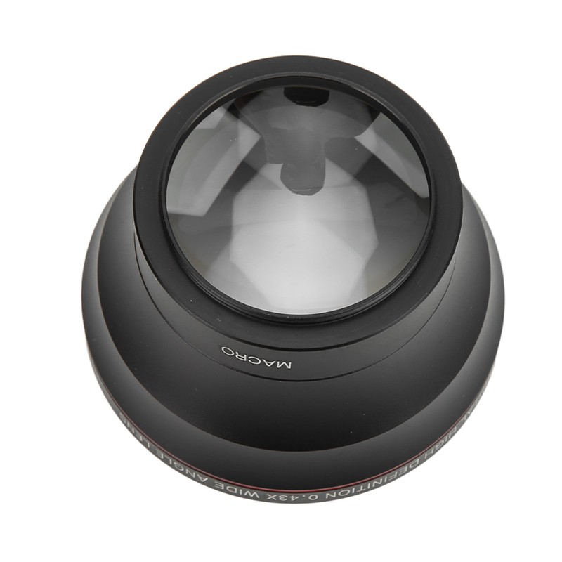 52mm 0.43X Wide Angle Lens Optical Glass Camera Lens with