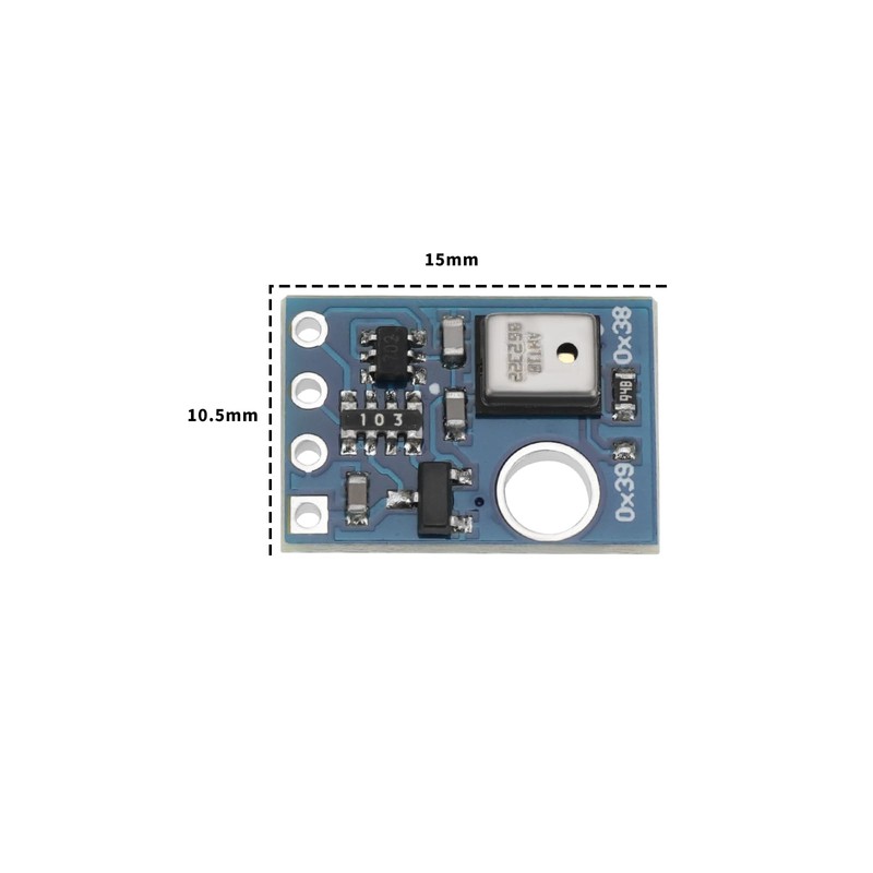 ECSiNG 4 Sets AHT10 I2C Digital Temperature Humidity Sensor Module
