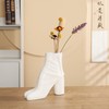 High Heel Shoes Flower Vase Realistic Wearproof Interesting High Heels