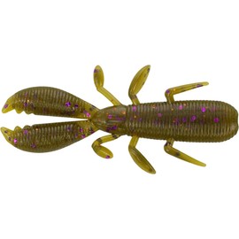 YAMAMOTO BAITS 2.5" Covert Craw / 10 Pack/Green Pumpkin Purple Copper