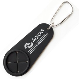 Across Towel Holder with Carabiner, Towel Rack, Leisure, Outdoor, Climbing, Fishing, Gardening, Drop Prevention (Black)