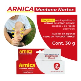 Arnica Tópica Montana Nartex Unguento Tubo Con 30g
