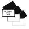 C-Line Slap-Stick Magnetic Label Holders, Side Load, 4.25 X 2.5,