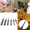 Square Hole Drill Wood, 8 Pieces Woodworking Drill Bit 6/6.4/8/9.5/11/12.7/14/16