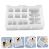 NUOBESTY Epoxy Resin Molds DIY Lipstick Storage Box Silicone Mold