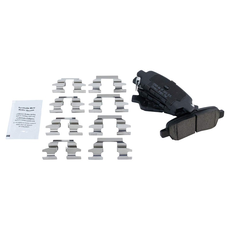 TRQ Rear Brake Pad & Rotor Kit Brake Pads Brake