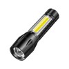 Unbranded 5pcs Super Bright LED Tactical Flashlight Zoomable USB Rechargeable