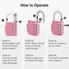 Puroma Combination Lock 4 Digit Waterproof Locker Locks Secure Outdoor