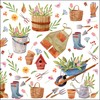 Ambiente Happy Gardening Napkin 33 x 33 cm Summer Pack