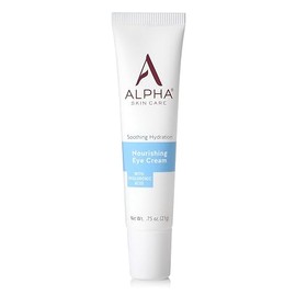 Alpha Skin Care Nourishing Eye Cream with Hyaluronic Acid | Anti-Aging Formula | Soothing Hydration | Reduces the Appearance of Lines & Wrinkles | For All Skin Types | 0.75 Oz