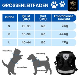 TALACANO Cat Harness with Lead - Cat Harness with Lead Escape Proof - Cat Harness - for Small Cats - Cat Lead - Puppy Harness with Lead Set (Medium)