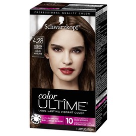 Schwarzkopf Color ultime permanent hair color creme, glam nights, 4.28 auburn brown