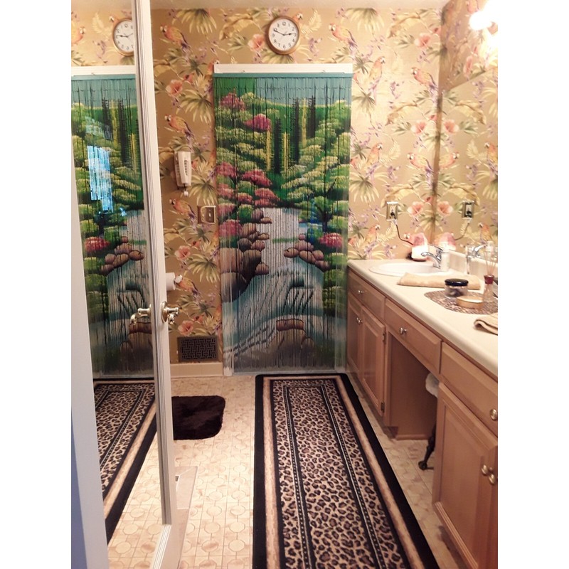 ABeadedCurtain - Mountain Stream Beaded Curtain 90 Strands (+Hanging Hardware)