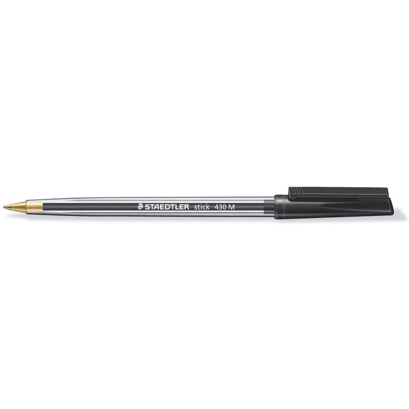 STAEDTLER Stick 430M Ballpoint Pen Medium Mixed Colours x 10