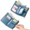SENDEFN Purses for Women, Medium Size, Triple Foldable Leather Purse,