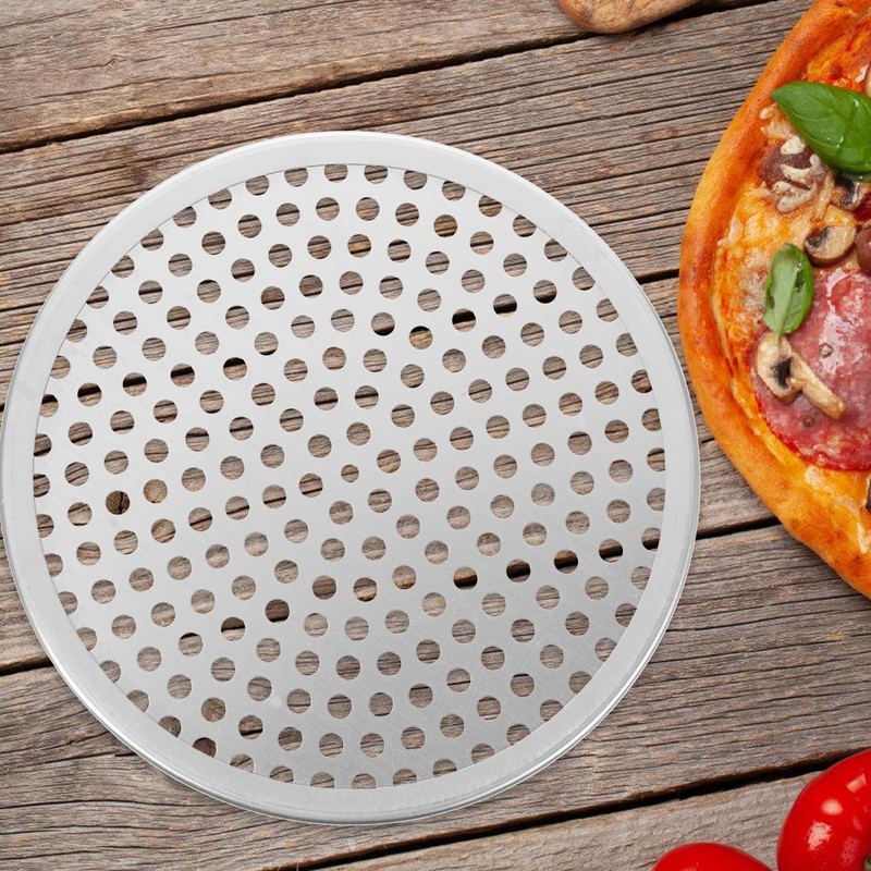 Zerodeko 6 inch Stainless Steel Pizza Tray - Pizza Baking