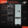 A-Premium Master Power Window Switch Compatible with Nissan TITAN 2015