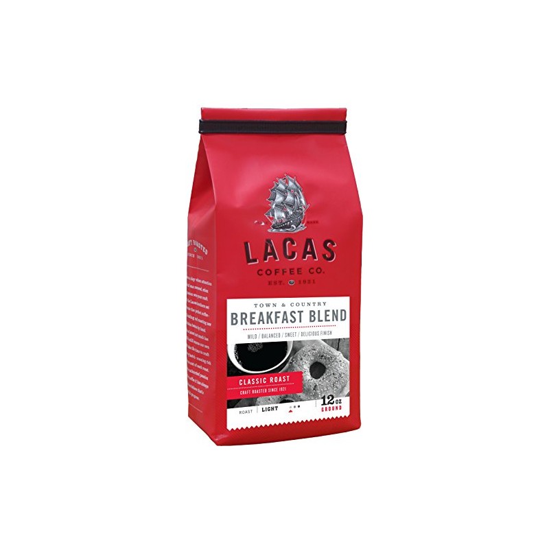Lacas Coffee Company Breakfast Blend (Town & Country) Medium Fine