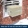 Pearwow Winter Cover for U-Shape Window AC Units, Outdoor Window