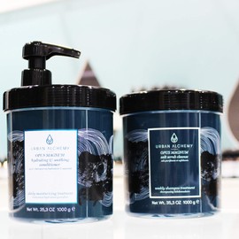 URBAN ALCHEMY URBAN ALCHEMY - Opus Magnum Salt Scrub Cleanse 1l | Tiefenreinigendes Peeling Shampoo für Kopfhaut und Haare