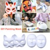White DIY Mask Hand-Painted Mask Carnival Mask DIY Masquerade Party