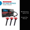 TRQ Ignition Coil Kit 4 Piece Compatible with 1996-2002 Toyota