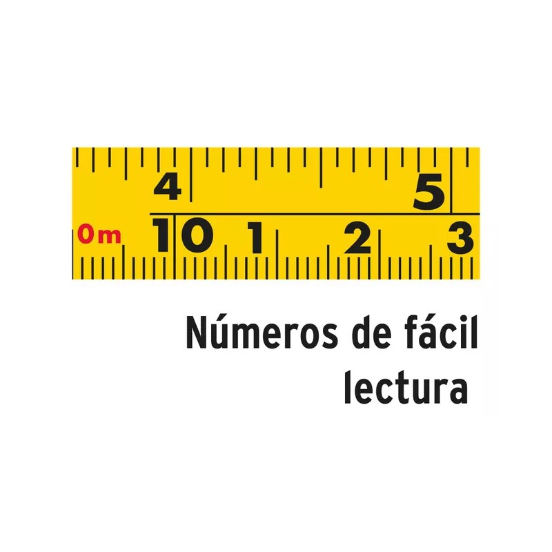 Truper Cinta Larga, Carcasa Plástica, 30m, Metálica, Truper 12639