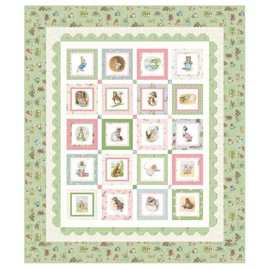 Riley Blake Peter Rabbit and Friends Collection, Perfect for Quilting, Crafting, Sewing Projects and More… (Quilt Boxed Kit)