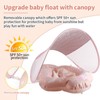 Children Swimming Circle Pink Little Horse Inflatable Sunshade Pool Float