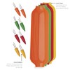 Farberware Juego de caja de alimentación saludable, 12 piezas, rojo,