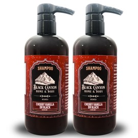 Cherry Vanilla Dr Black Scented Argan Oil Hair Shampoo, 16 Oz (2 Pack)