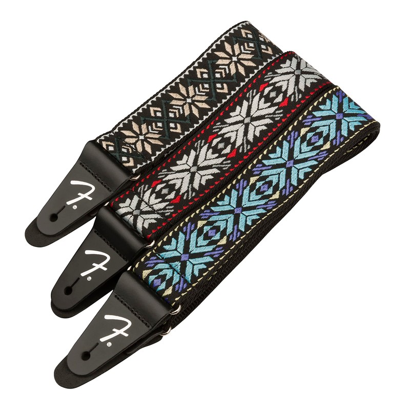 Fender Pasadena Woven Guitar Strap - BLUE SNOWFLAKE
