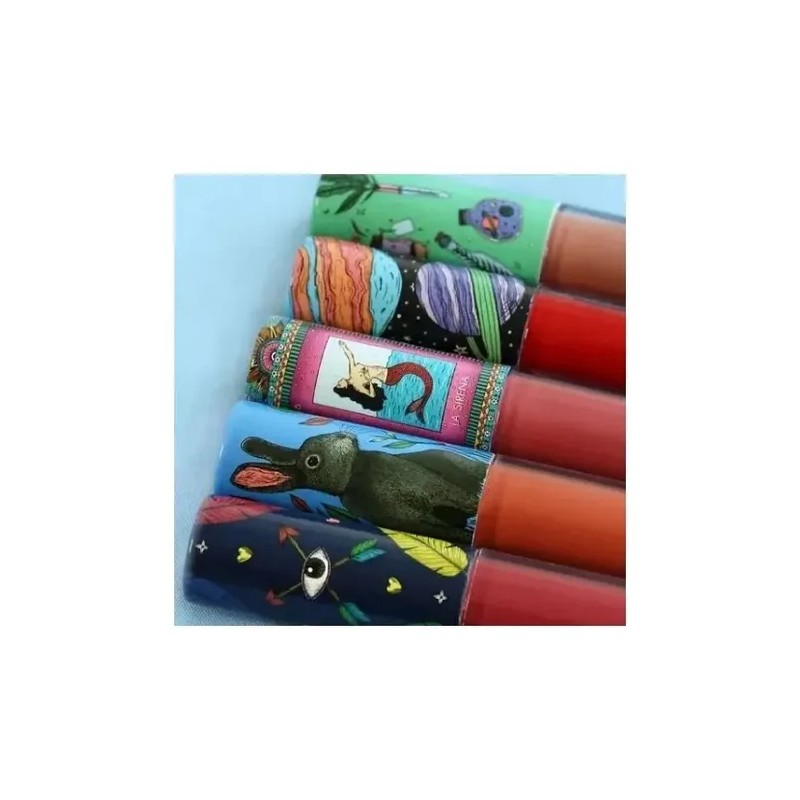 Set Yuya Me Quiero 2 Labiales Liquidos Mate Color Rosa